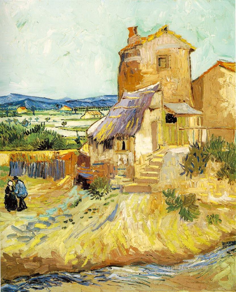El antiguo molino Vincent van Gogh Pintura al óleo